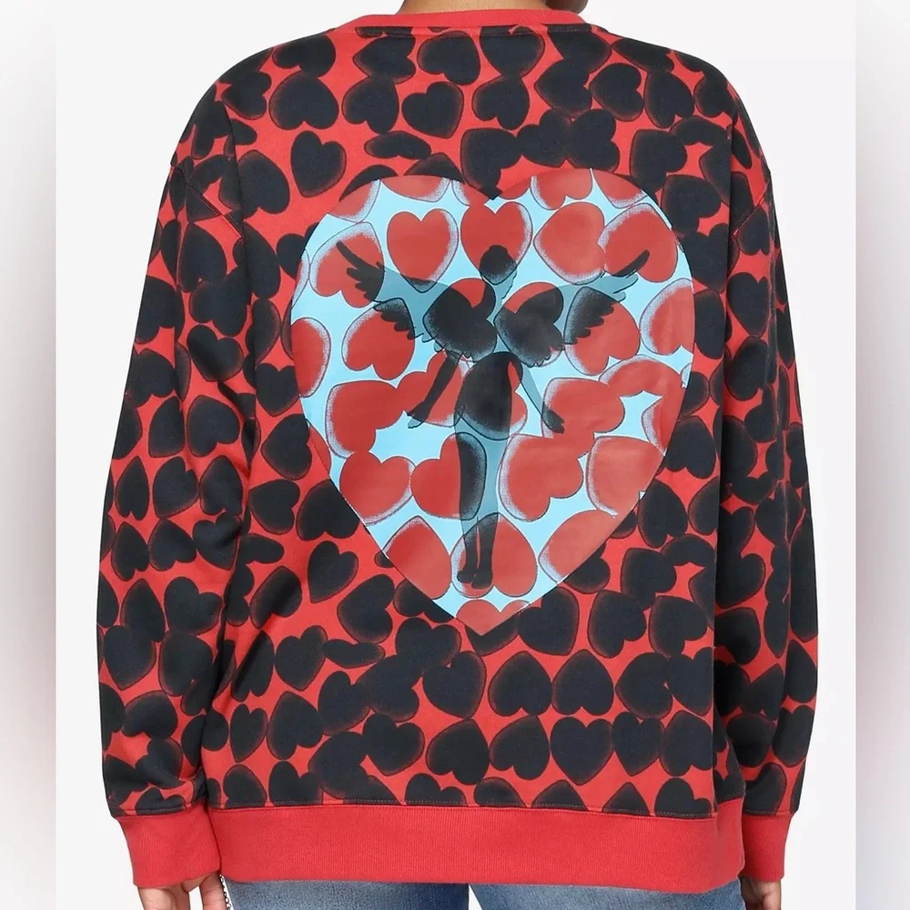 Nirvana Heart-Shaped Box Allover‎ Print Sweatshirt Hot Topic